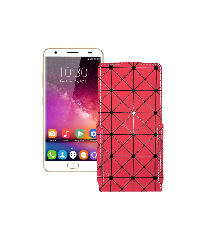 Чохол-флип з екошкіри для телефону Oukitel K6000 Plus