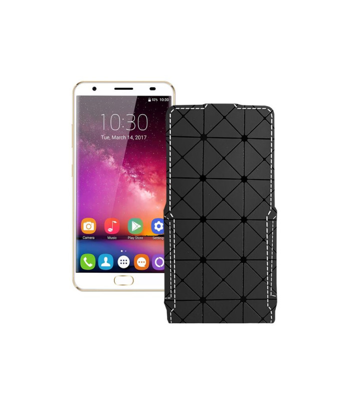 Чохол-флип з екошкіри для телефону Oukitel K6000 Plus