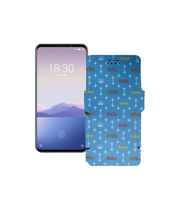 Чохол-книжка з екошкіри для телефону Meizu 16xs