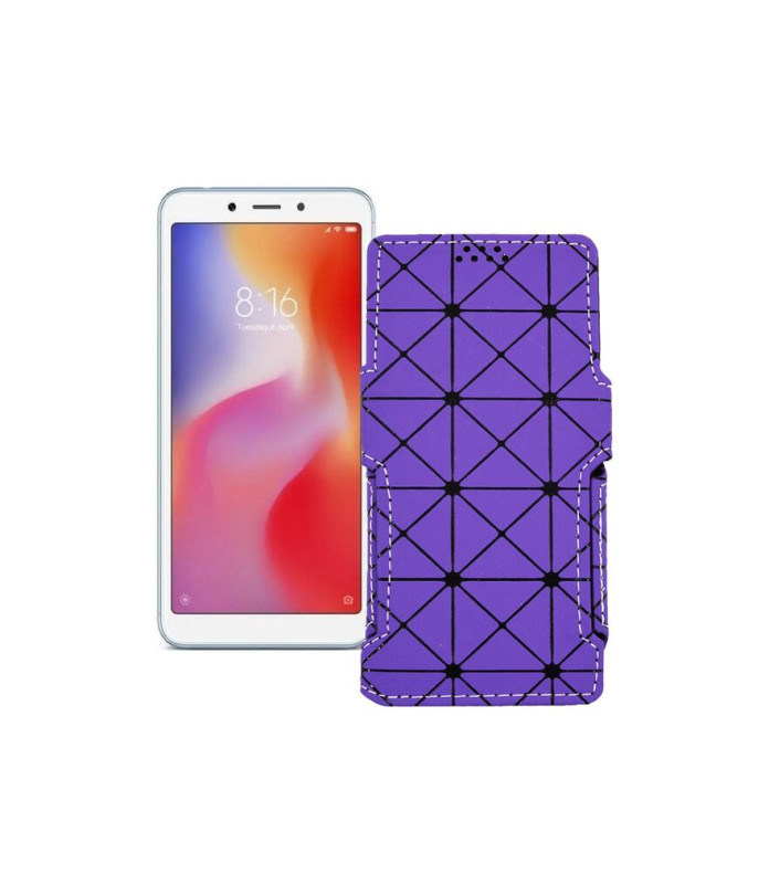 Чохол-книжка з екошкіри для телефону Xiaomi Redmi 6