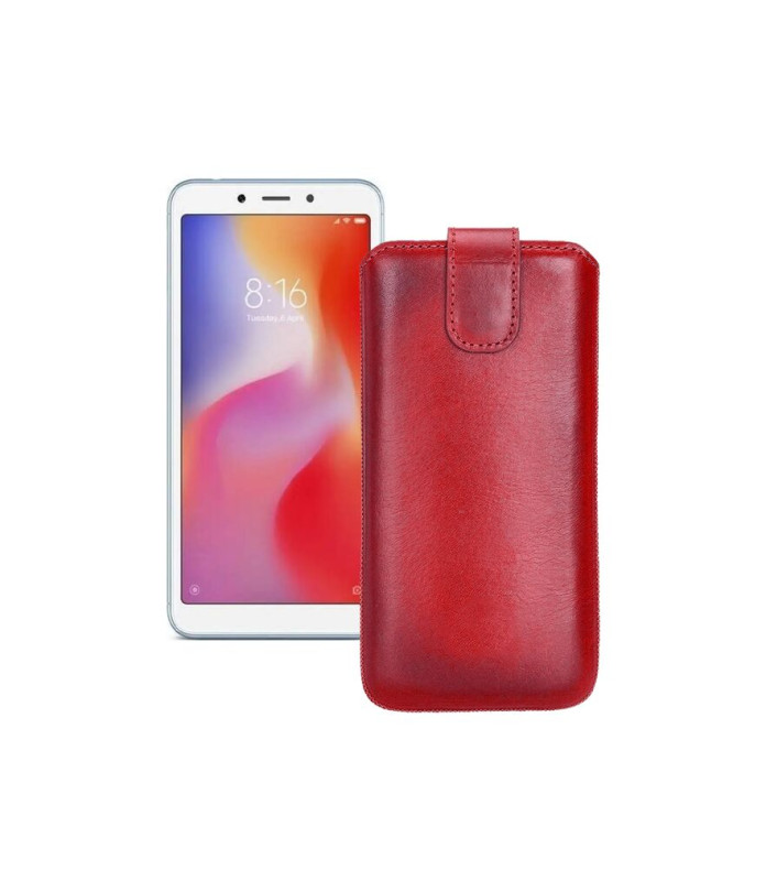 Витяжка з екошкіри для телефону Xiaomi Redmi 6