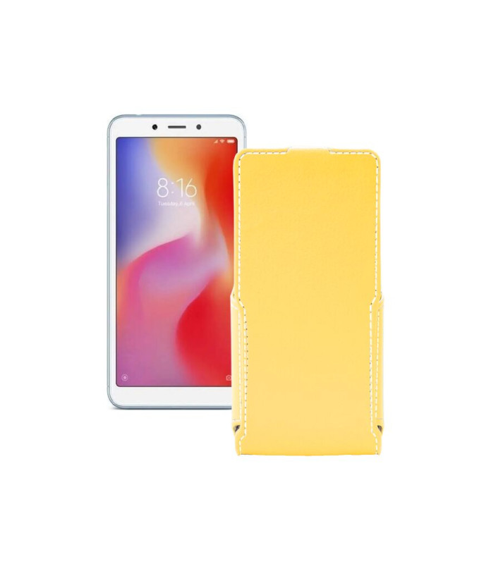 Чохол-флип з екошкіри для телефону Xiaomi Redmi 6