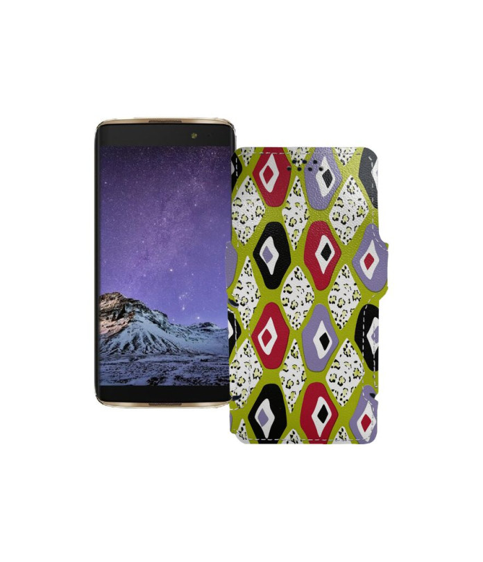 Чохол-книжка з екошкіри для телефону Alcatel One Touch Idol 4s