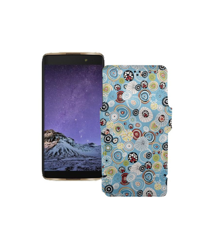 Чохол-книжка з екошкіри для телефону Alcatel One Touch Idol 4s