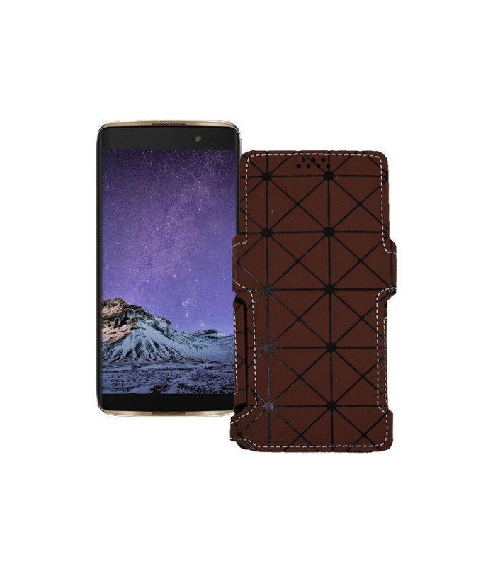 Чохол-книжка з екошкіри для телефону Alcatel One Touch Idol 4s