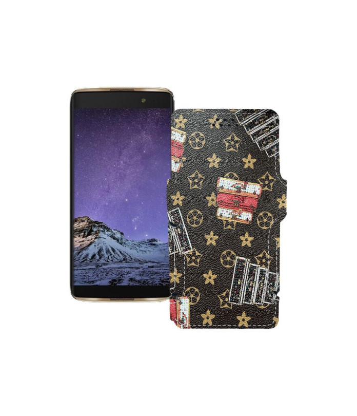 Чохол-книжка з екошкіри для телефону Alcatel One Touch Idol 4s