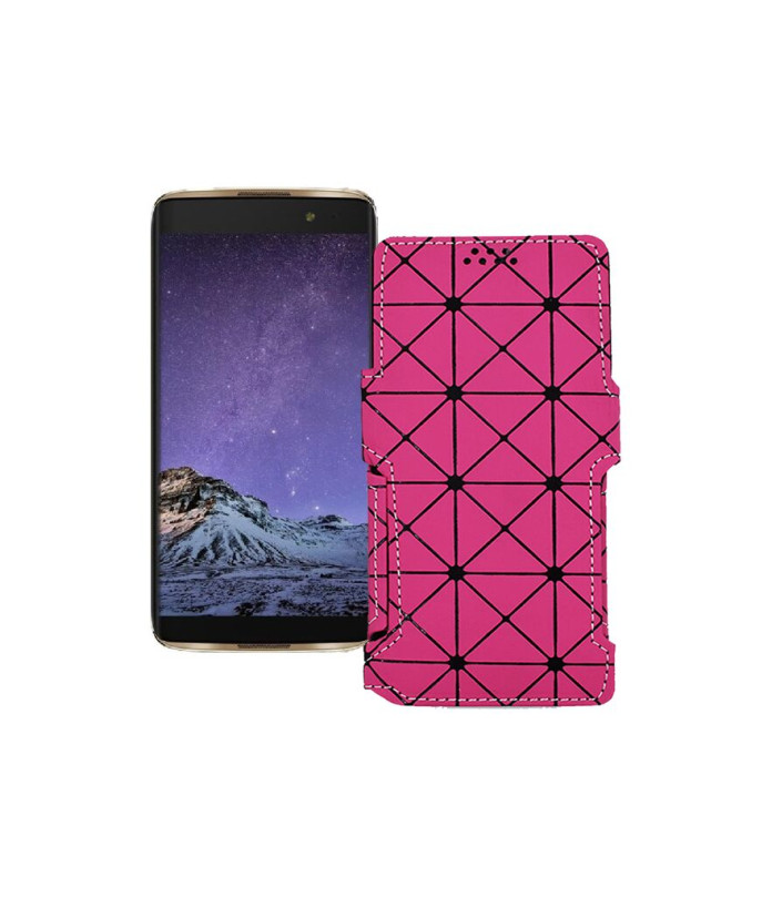 Чохол-книжка з екошкіри для телефону Alcatel One Touch Idol 4s