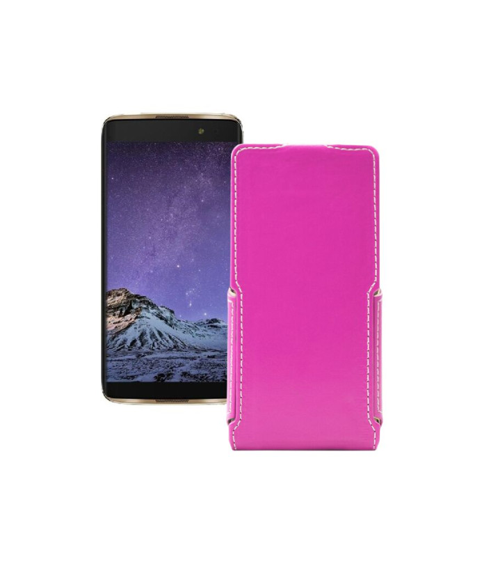 Чохол-флип з екошкіри для телефону Alcatel One Touch Idol 4s