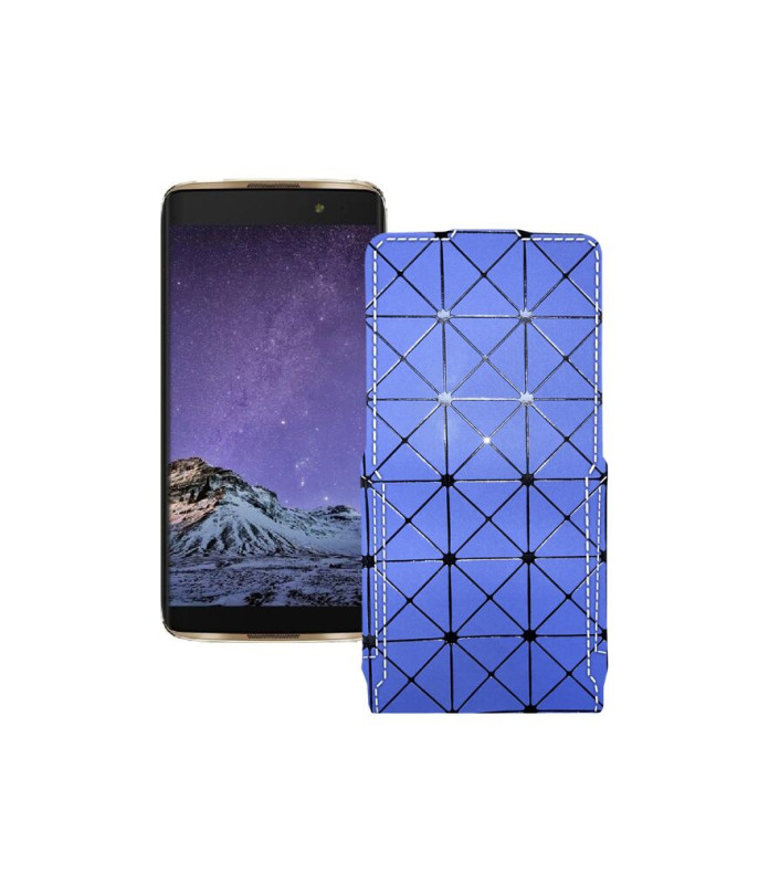Чохол-флип з екошкіри для телефону Alcatel One Touch Idol 4s