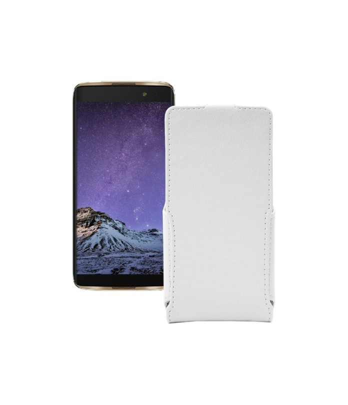 Чохол-флип з екошкіри для телефону Alcatel One Touch Idol 4s
