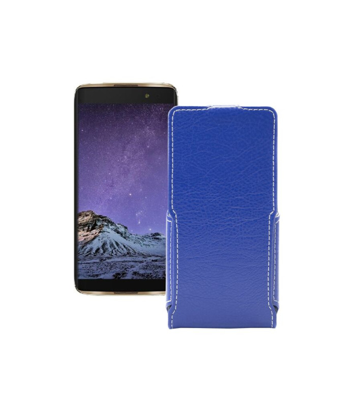 Чохол-флип з екошкіри для телефону Alcatel One Touch Idol 4s