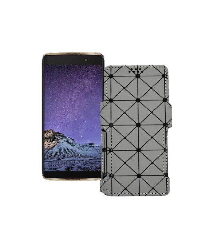 Чохол-книжка з екошкіри для телефону Alcatel One Touch Idol 4s