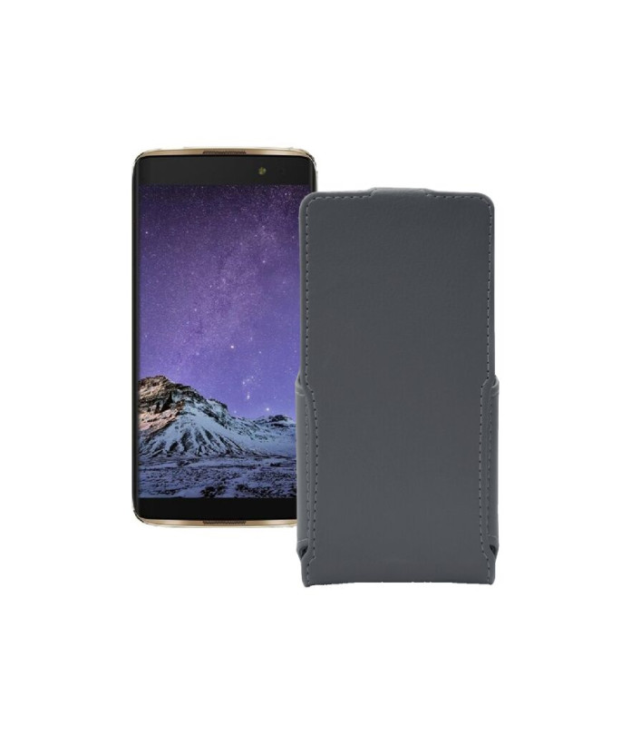 Чохол-флип з екошкіри для телефону Alcatel One Touch Idol 4s