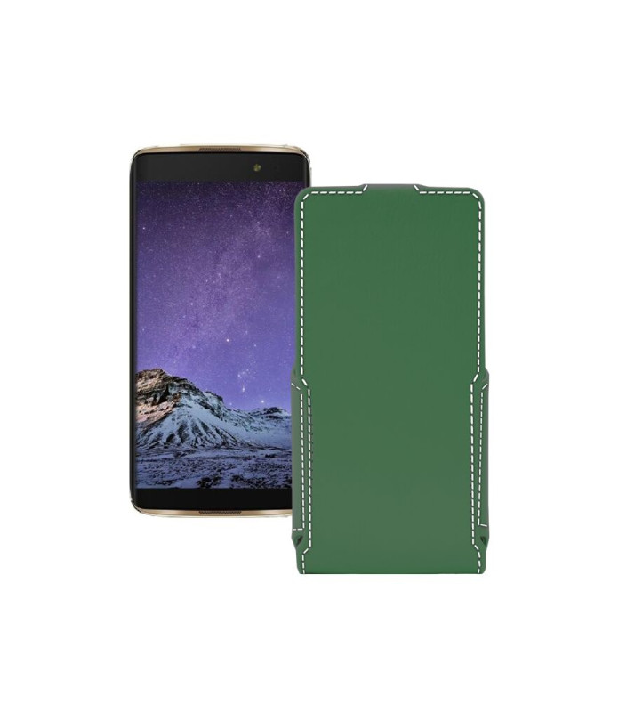 Чохол-флип з екошкіри для телефону Alcatel One Touch Idol 4s