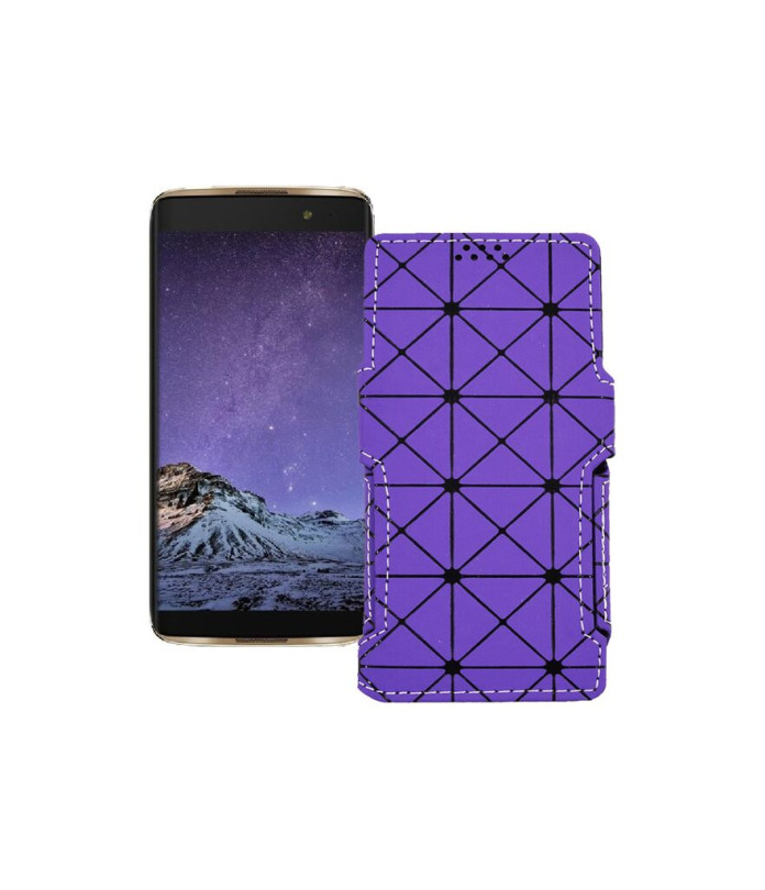 Чохол-книжка з екошкіри для телефону Alcatel One Touch Idol 4s