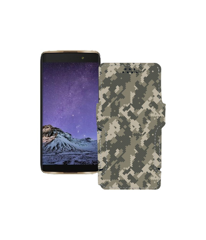 Чохол-книжка з екошкіри для телефону Alcatel One Touch Idol 4s