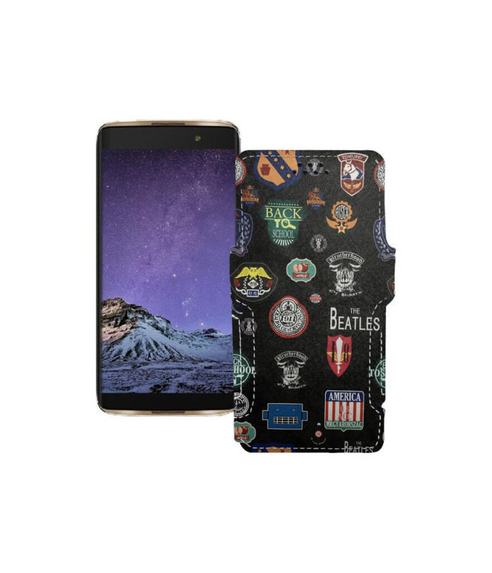 Чохол-книжка з екошкіри для телефону Alcatel One Touch Idol 4s