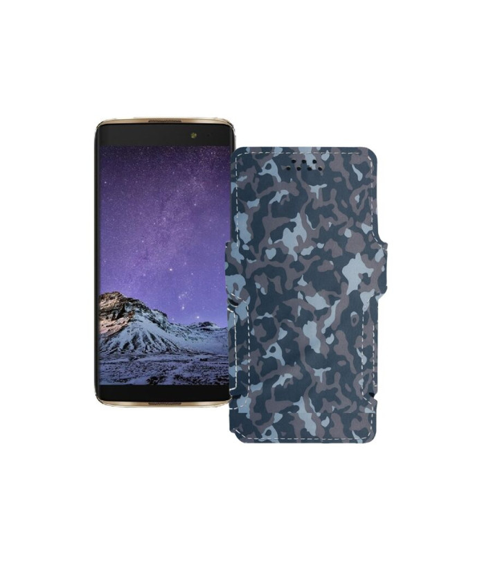 Чохол-книжка з екошкіри для телефону Alcatel One Touch Idol 4s