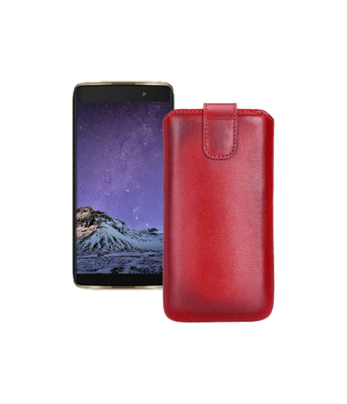 Витяжка зі шкіри для телефону Alcatel One Touch Idol 4s