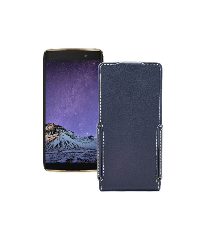 Чохол-флип з екошкіри для телефону Alcatel One Touch Idol 4s