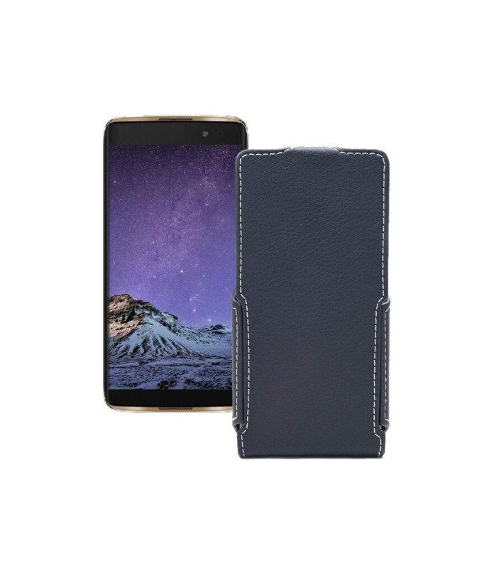 Чохол-флип з екошкіри для телефону Alcatel One Touch Idol 4s