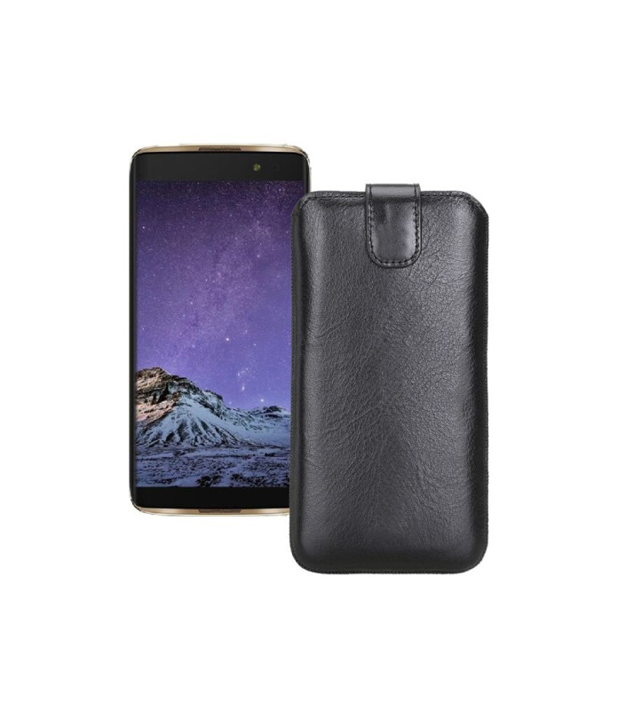 Витяжка зі шкіри для телефону Alcatel One Touch Idol 4s