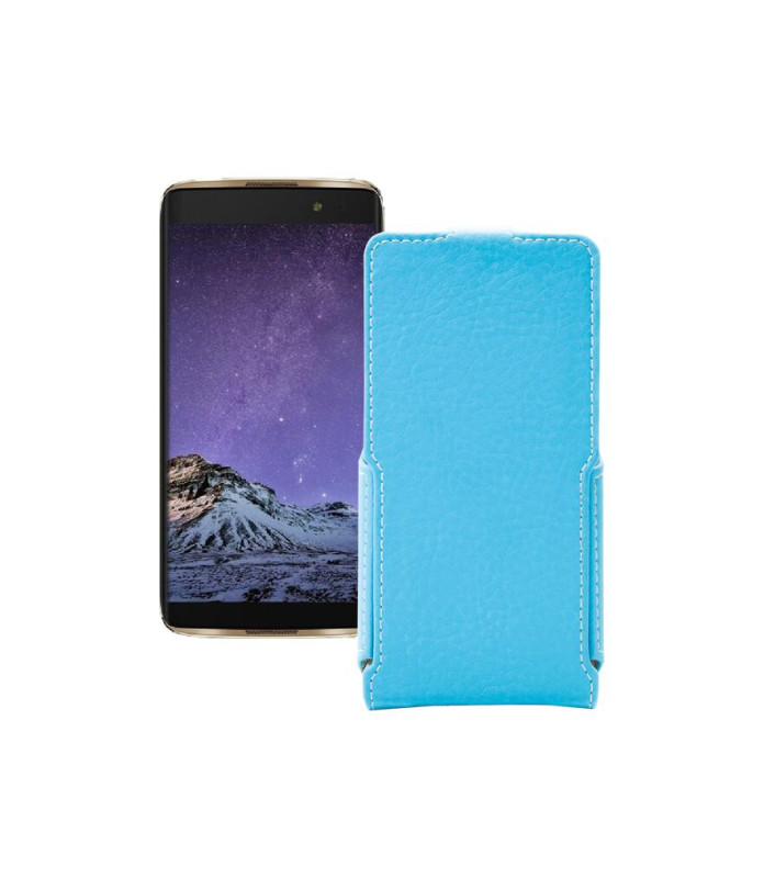 Чохол-флип з екошкіри для телефону Alcatel One Touch Idol 4s