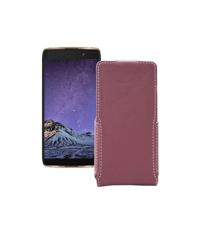 Чохол-флип з екошкіри для телефону Alcatel One Touch Idol 4s
