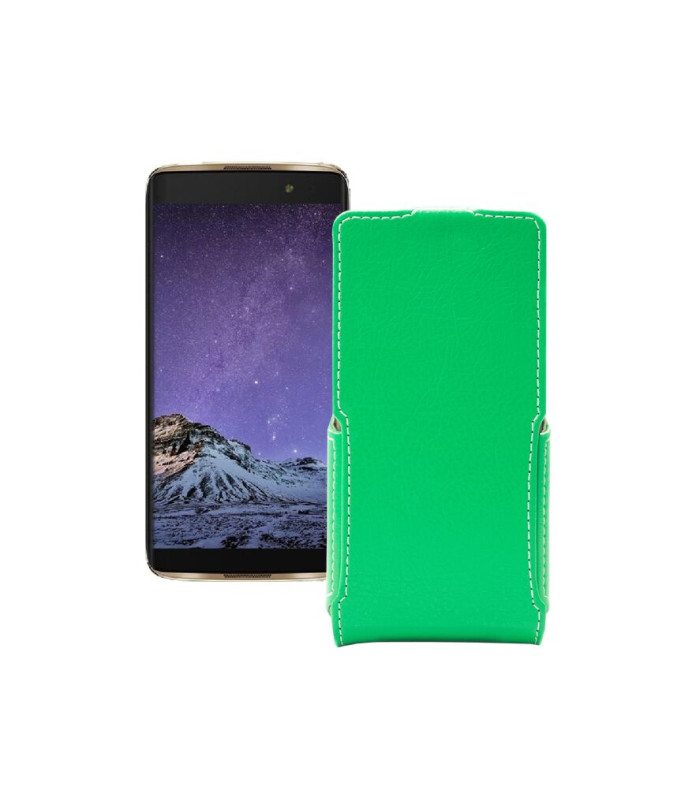 Чохол-флип з екошкіри для телефону Alcatel One Touch Idol 4s