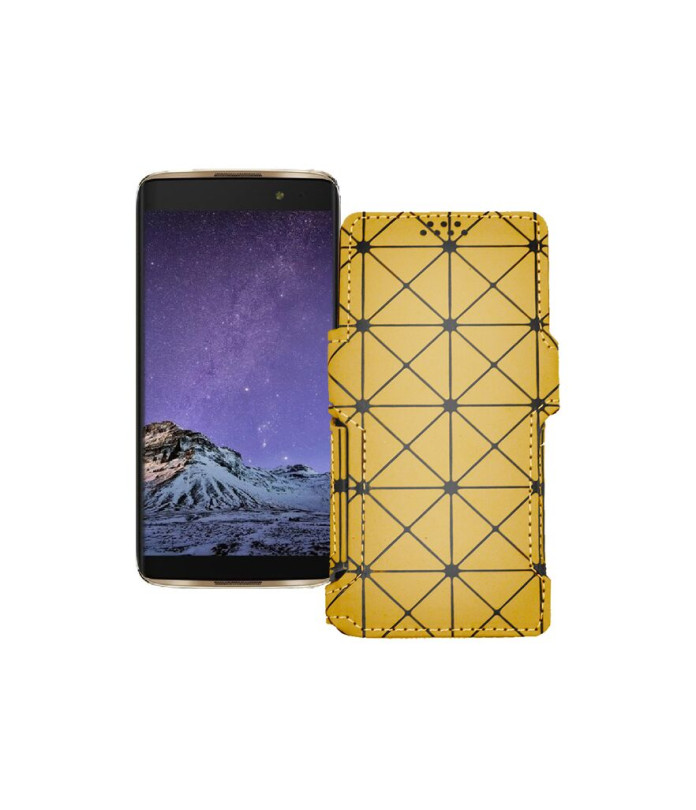 Чохол-книжка з екошкіри для телефону Alcatel One Touch Idol 4s