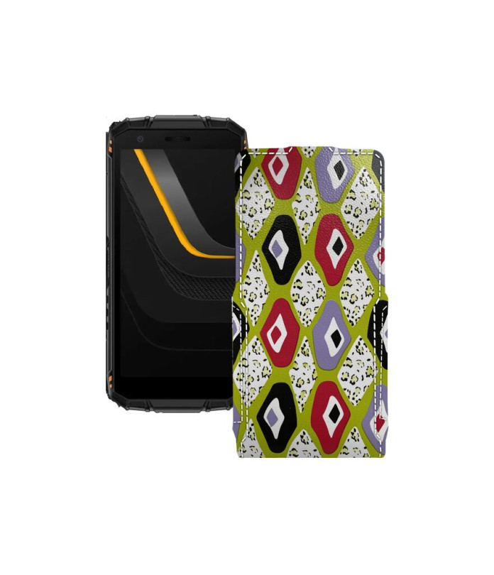 Чохол-флип з екошкіри для телефону Doogee Fire 3 Pro