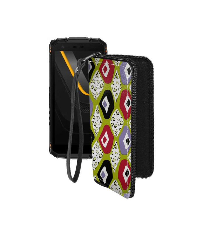 Чохол-гаманець з екошкіри для телефону Doogee Fire 3 Pro