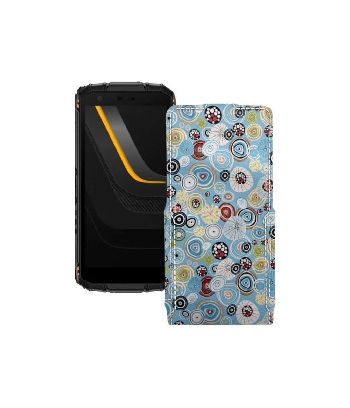 Чохол-флип з екошкіри для телефону Doogee Fire 3 Pro