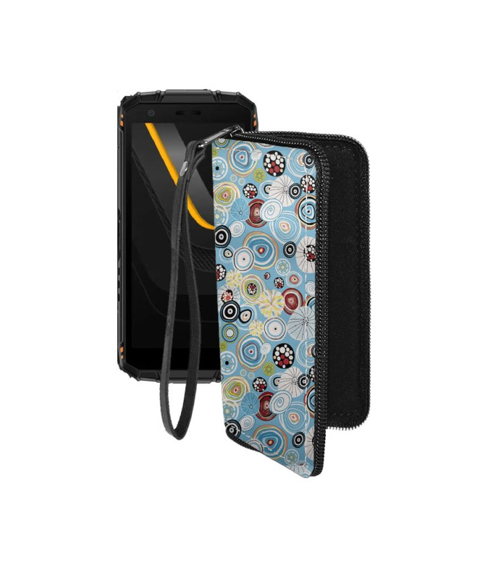 Чохол-гаманець з екошкіри для телефону Doogee Fire 3 Pro