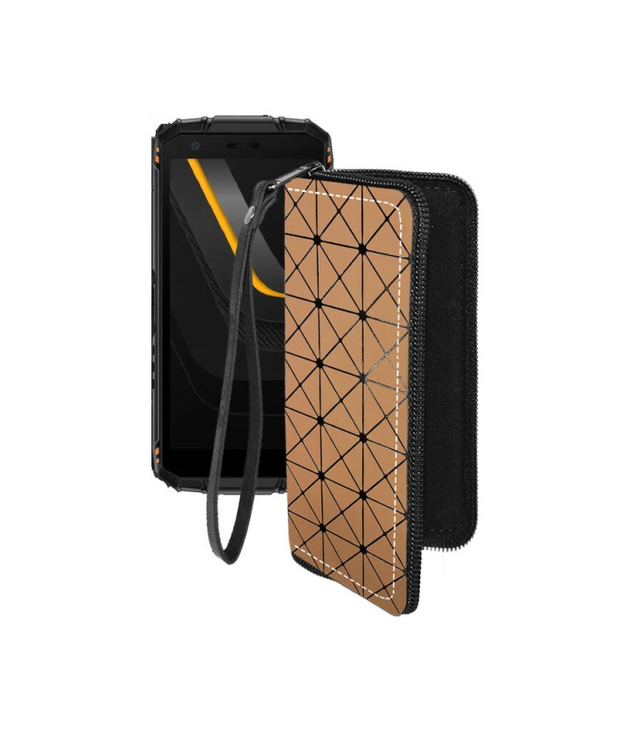 Чохол-гаманець з екошкіри для телефону Doogee Fire 3 Pro
