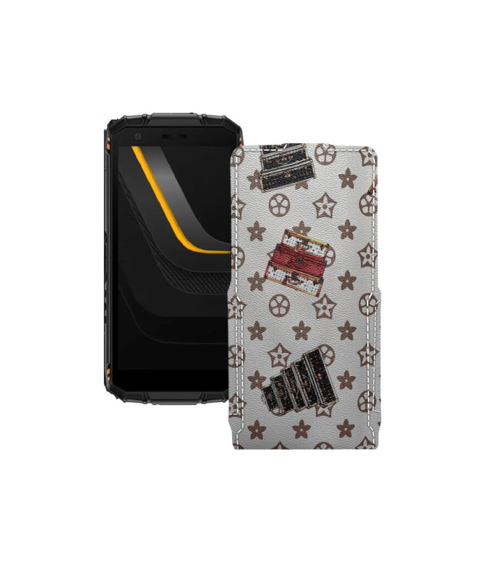 Чохол-флип з екошкіри для телефону Doogee Fire 3 Pro