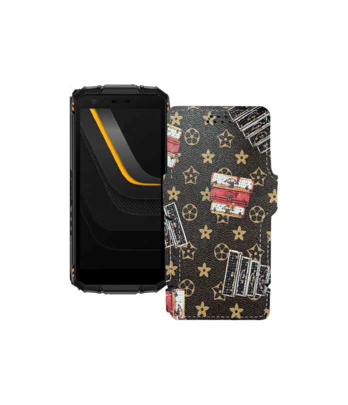 Чохол-книжка з екошкіри для телефону Doogee Fire 3 Pro