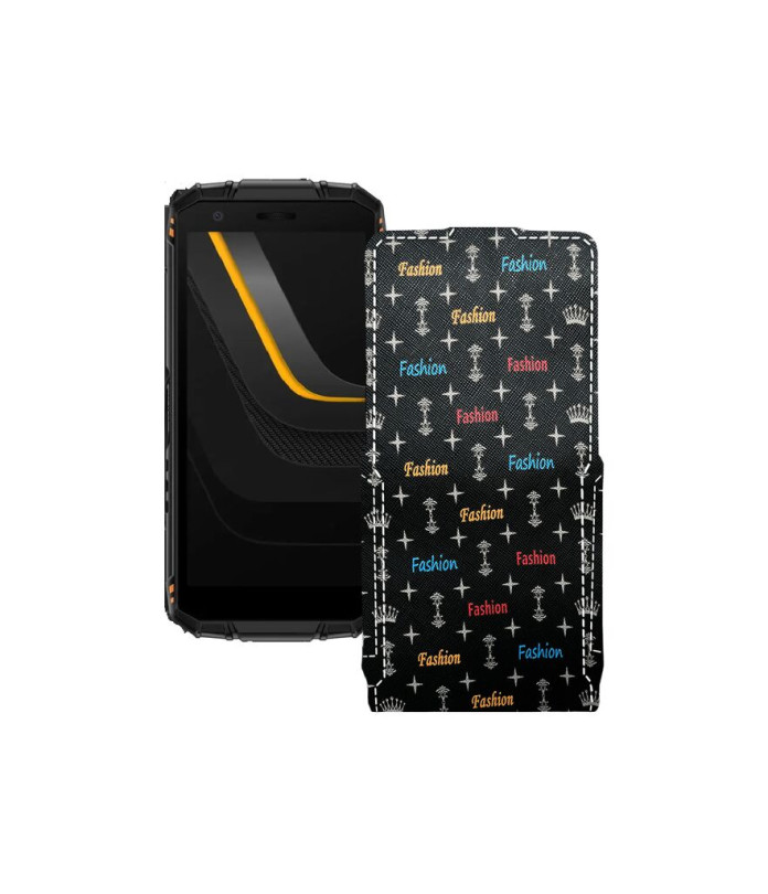 Чохол-флип з екошкіри для телефону Doogee Fire 3 Pro