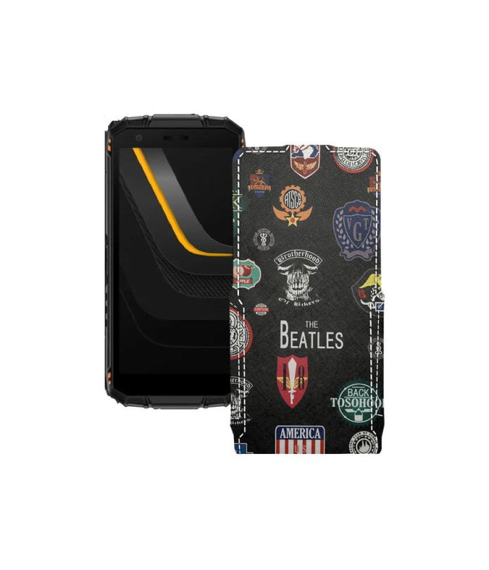 Чохол-флип з екошкіри для телефону Doogee Fire 3 Pro