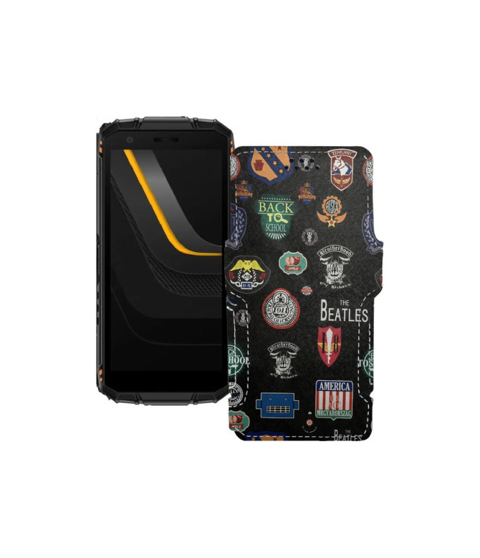 Чохол-книжка з екошкіри для телефону Doogee Fire 3 Pro