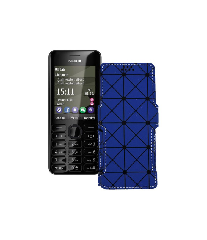 Чохол-книжка з екошкіри для телефону Nokia Asha 206