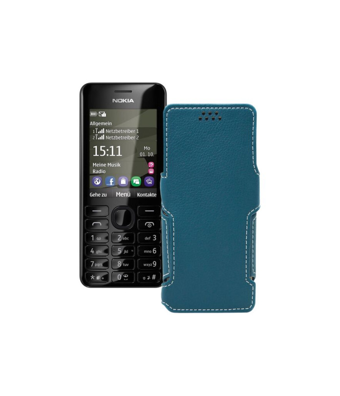 Чохол-книжка з екошкіри для телефону Nokia Asha 206