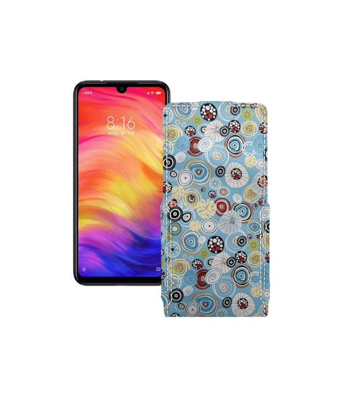 Чохол-флип з екошкіри для телефону Xiaomi Redmi Note 7 Pro