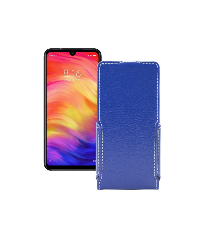 Чохол-флип з екошкіри для телефону Xiaomi Redmi Note 7 Pro