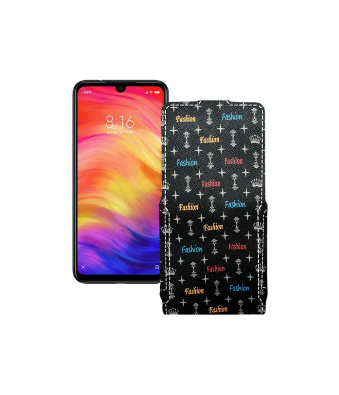 Чохол-флип з екошкіри для телефону Xiaomi Redmi Note 7 Pro