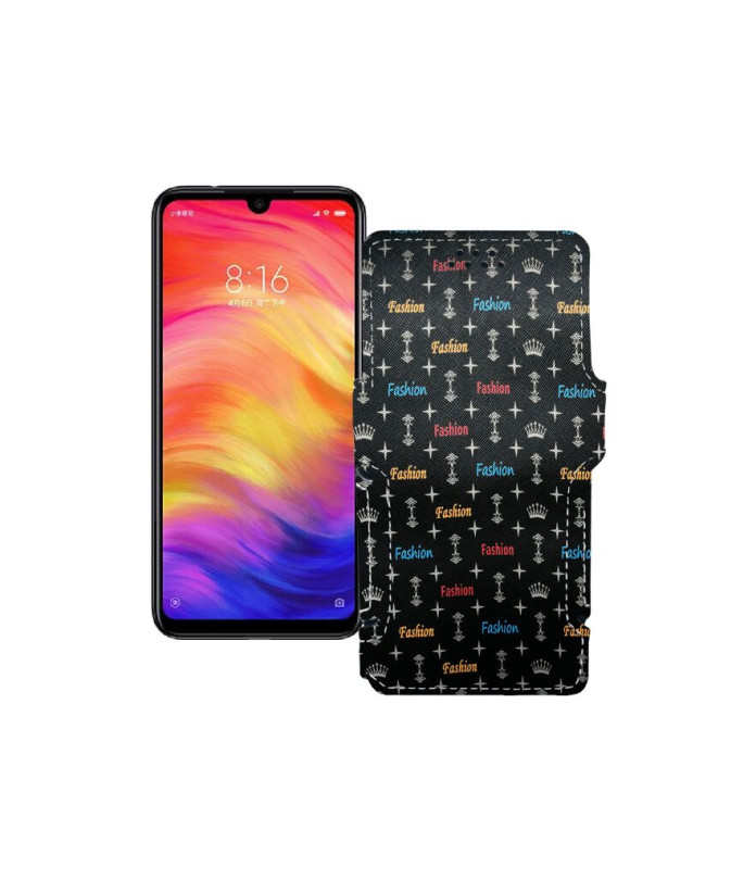 Чохол-книжка з екошкіри для телефону Xiaomi Redmi Note 7 Pro