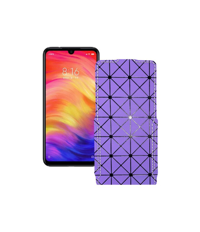 Чохол-флип з екошкіри для телефону Xiaomi Redmi Note 7 Pro