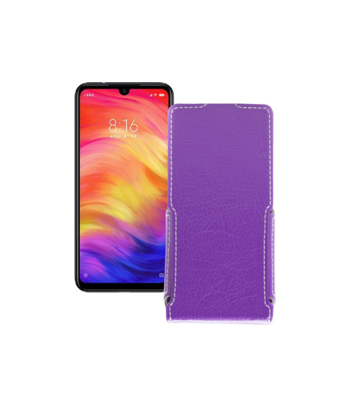 Чохол-флип з екошкіри для телефону Xiaomi Redmi Note 7 Pro