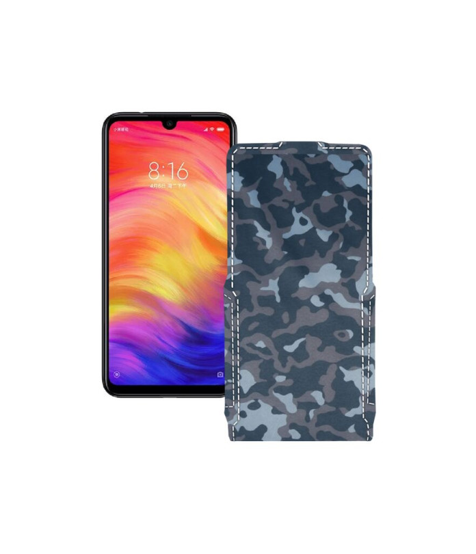 Чохол-флип з екошкіри для телефону Xiaomi Redmi Note 7 Pro