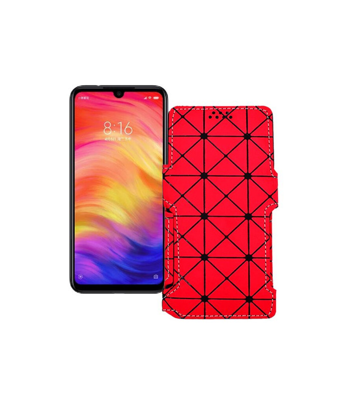 Чохол-книжка з екошкіри для телефону Xiaomi Redmi Note 7 Pro